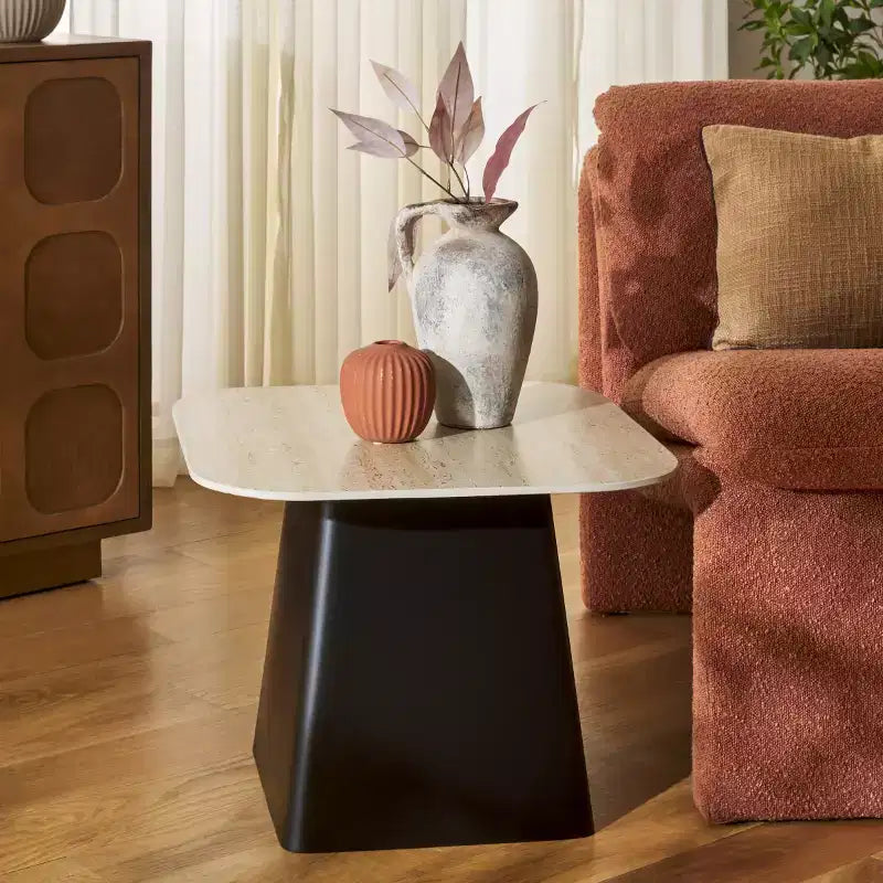 Tavolino Fedo in Porcellana - ACC2905A - Beige/Nero - Safavieh