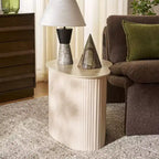 Tavolino MTP in ceramica piccola - ACC2911A - Ceramica beige/Beige - Safavieh