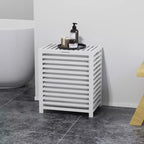 Cesto portabiancheria in bambù HOMCOM con coperchio, cesto portabiancheria con sacco interno rimovibile, 50,1 x 36,2 x 59,7 cm, caffè