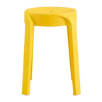 Okak Sgabelli da Pranzo in Plastica, Confezione da 6, Sgabelli Impilabili, Sgabello da Bar Portatile, Sedie Flessibili per Interni ed Esterni per Aula Ufficio Casa