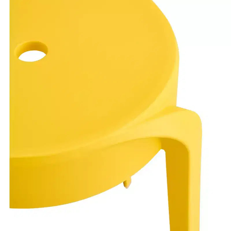 Okak Sgabelli da Pranzo in Plastica, Confezione da 6, Sgabelli Impilabili, Sgabello da Bar Portatile, Sedie Flessibili per Interni ed Esterni per Aula Ufficio Casa