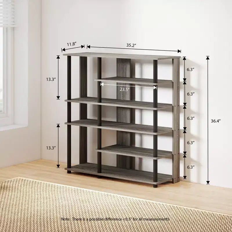 Scarpiera a 6 Ripiani HOMLUX Scaffale Porta Scarpe Indipendente, Contiene 13 Paia