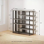 Scarpiera a 6 Ripiani HOMLUX Scaffale Porta Scarpe Indipendente, Contiene 13 Paia