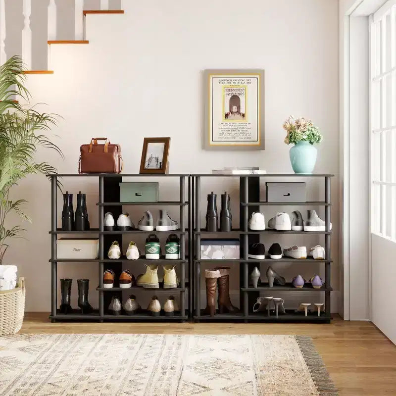 Scarpiera a 6 Ripiani HOMLUX Scaffale Porta Scarpe Indipendente, Contiene 13 Paia