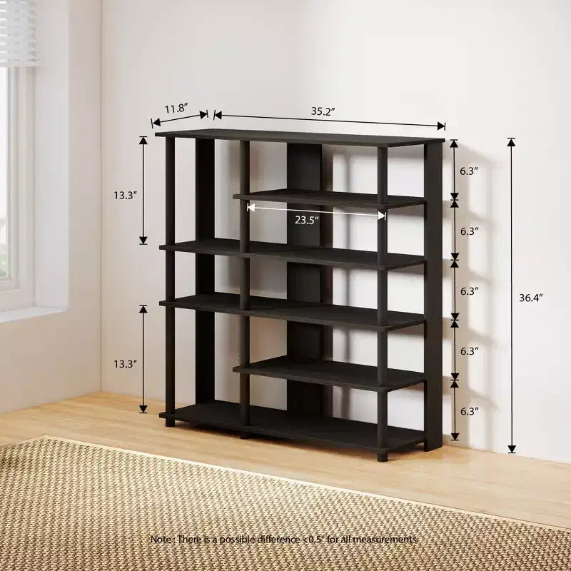 Scarpiera a 6 Ripiani HOMLUX Scaffale Porta Scarpe Indipendente, Contiene 13 Paia