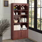 GustoWave Libreria a 5 Ripiani, Grande Scaffale da Terra Alto 160 cm, Scaffale Portaoggetti per Giocattoli, Scaffale Contenitore