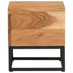 vidaXL Tavolino 30x30x33 cm Legno Massello di Acacia