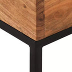 vidaXL Tavolino 30x30x33 cm Legno Massello di Acacia
