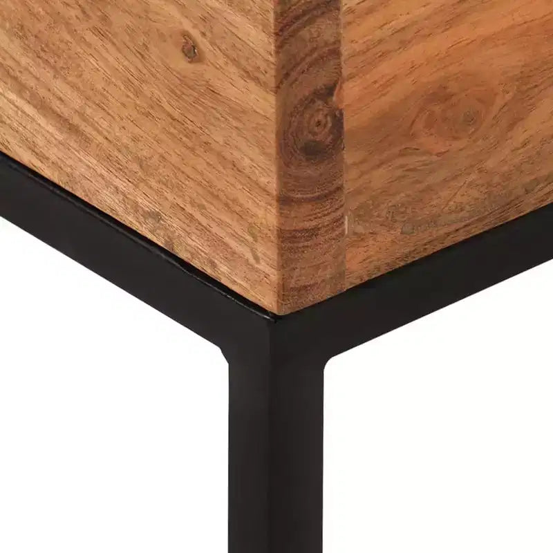 vidaXL Tavolino 30x30x33 cm Legno Massello di Acacia
