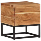 vidaXL Tavolino 30x30x33 cm Legno Massello di Acacia