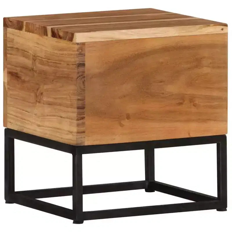 vidaXL Tavolino 30x30x33 cm Legno Massello di Acacia