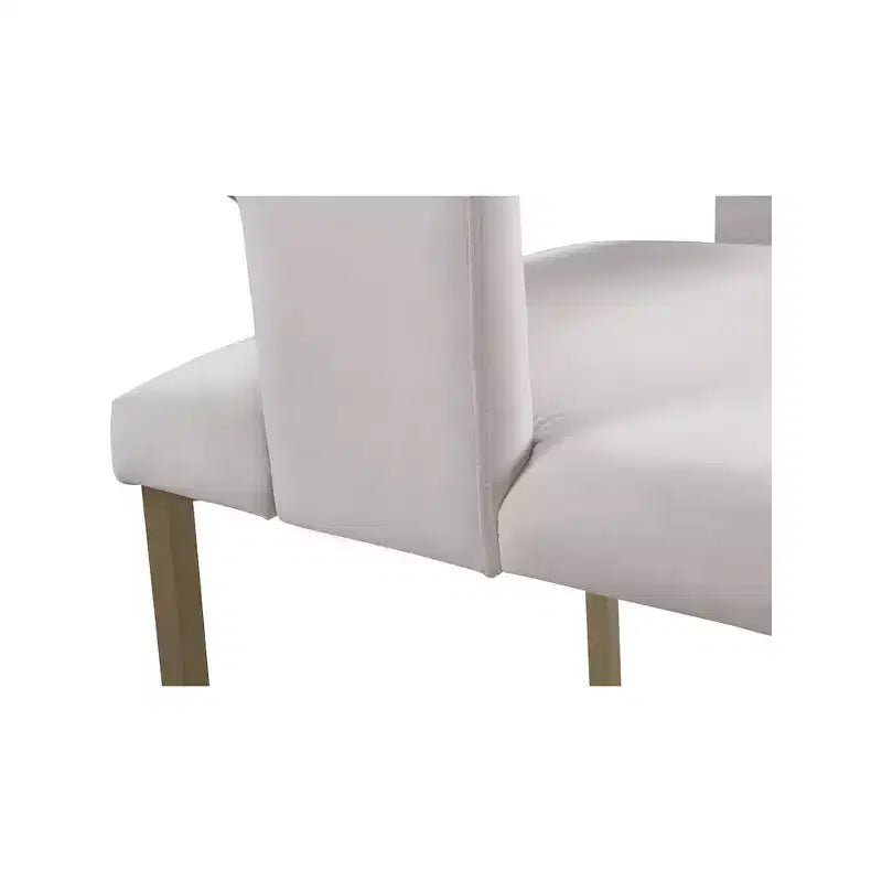 Meridian Furniture, Sedia da pranzo Caleb in velluto, set da 2