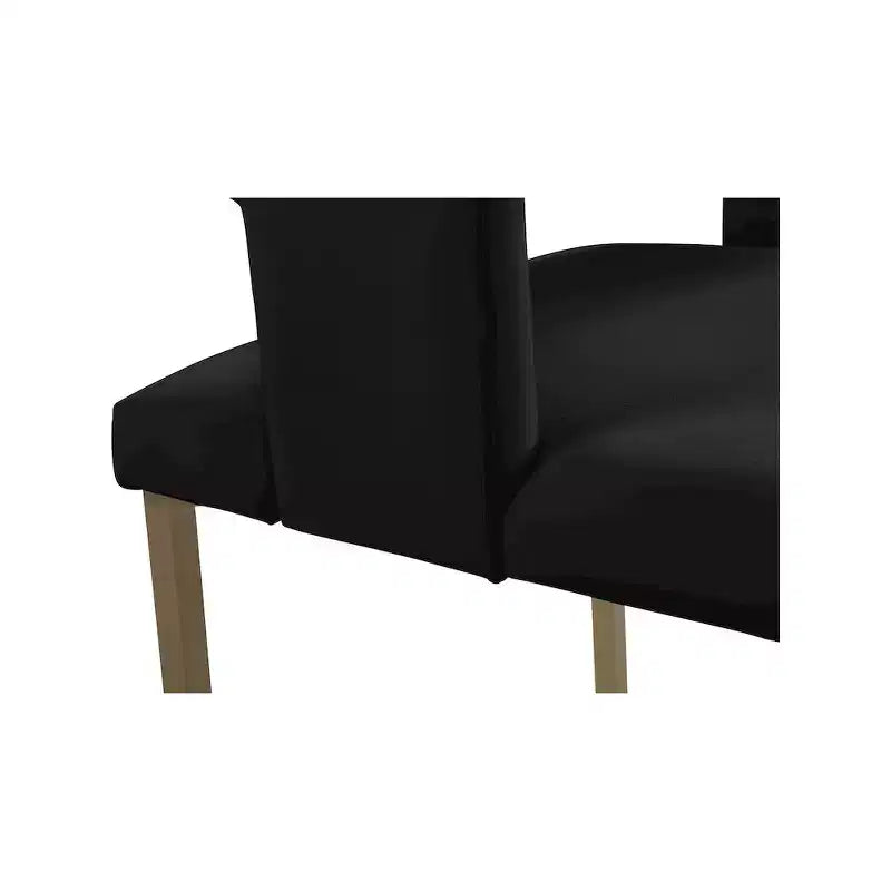 Meridian Furniture, Sedia da pranzo Caleb in velluto, set da 2