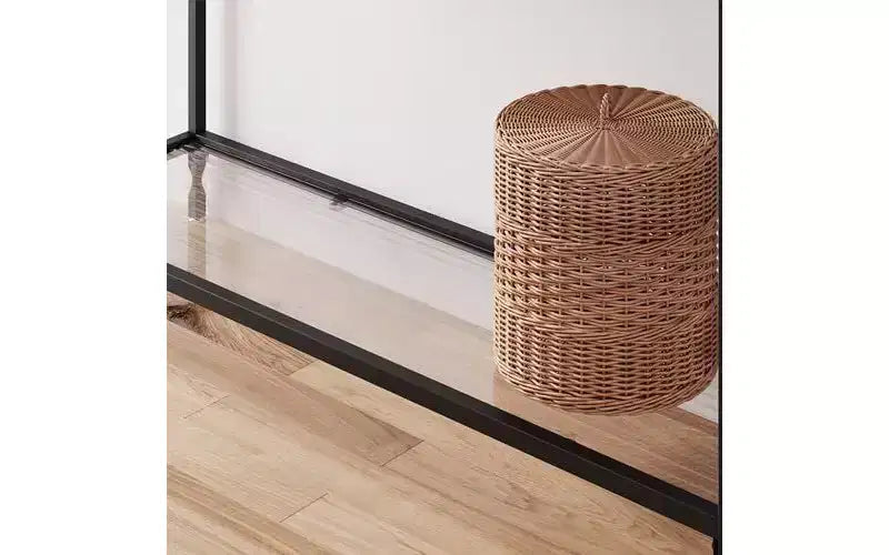 Acekool Tavolo Console Stretto per Ingresso, Tavolo da Divano Industriale con Scaffale, per Corridoio, Soggiorno, Ufficio