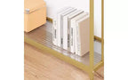 Acekool Tavolo Console Stretto per Ingresso, Tavolo da Divano Industriale con Scaffale, per Corridoio, Soggiorno, Ufficio