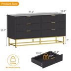 Cassettiera piccola a 6 cassetti - Comodino e organizer moderno e compatto per camera da letto/soggiorno