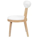 Set di 2 sedie da pranzo imbottite senza braccioli con seduta imbottita - Modernluxe