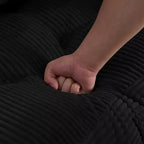 Mjkone Divano Letto Pieghevole, Divano Letto Convertibile a L con Braccioli Pieghevole
