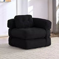 Mjkone Folding Sofa Bed, L-Shaped Convertible Sofa Bed with Armrest Foldable Sleeper Sofa