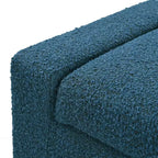 TUYOHW 50 Panca Contenitore Ottomana in Bouclé Testurizzato, Design Rettangolare con Coperchio a Cerniera per Seduta e Spazio Nascosto per Soggiorno