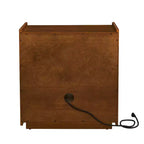Comodino moderno con 2 cassetti, comodino moderno per camera da letto con ripiano aperto, tavolino laterale in legno per soggiorno e camera da letto
