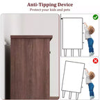 Commode 5 tiroirs pour chambre à coucher, commode verticale de 105 cm de haut avec rangement indépendant, meuble de rangement en bois pour salon, chambre à coucher, entrée