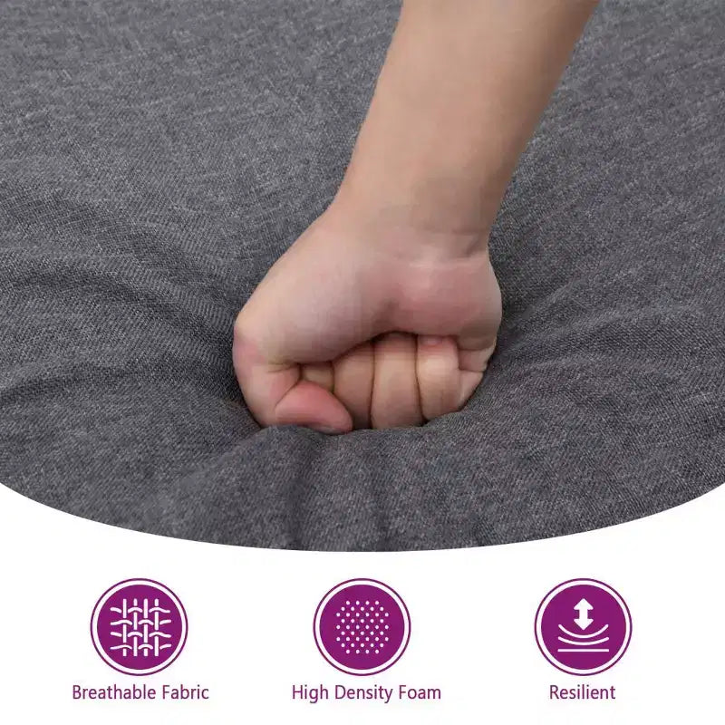 vidaXL Divano a 2 posti Grigio scuro Tessuto (100% poliestere), metallo, compensato