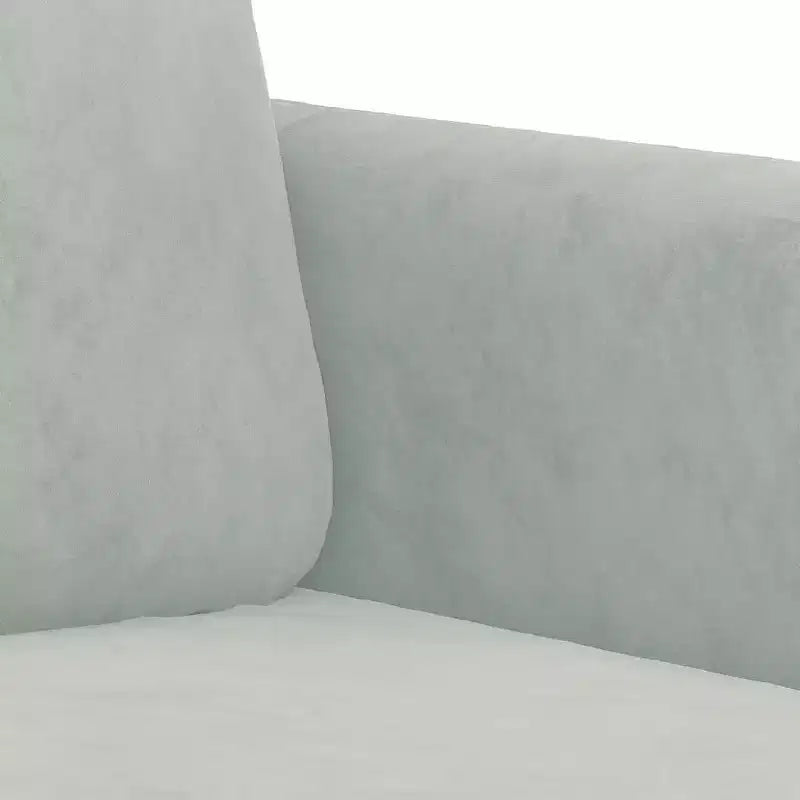 vidaXL Set divani 2 pz in velluto grigio chiaro - Seduta confortevole con imbottitura spessa e materiale resistente per soggiorno o ufficio