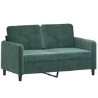 vidaXL Set Divani Verde Scuro