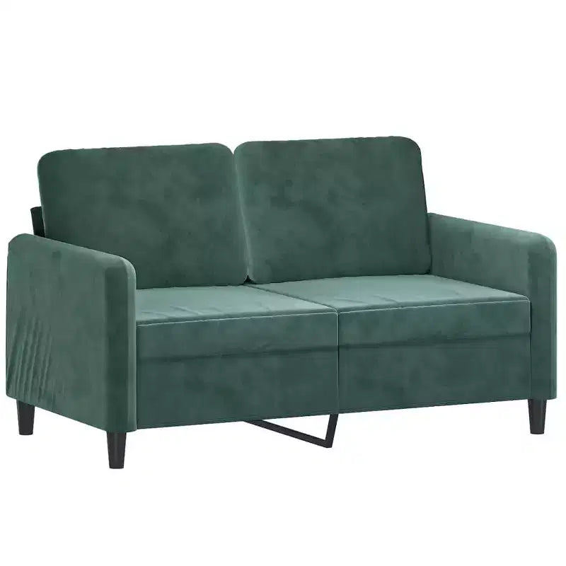 vidaXL Set Divani Verde Scuro