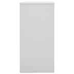 vidaXL Armadietti robusti - Design moderno, in acciaio in grigio e blu - Ideali per scuole, uffici - 35,4x17,7x36,4