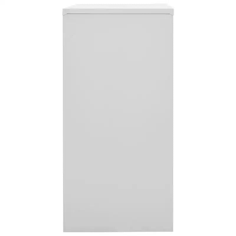 vidaXL Armadietti robusti - Design moderno, in acciaio in grigio e blu - Ideali per scuole, uffici - 35,4x17,7x36,4