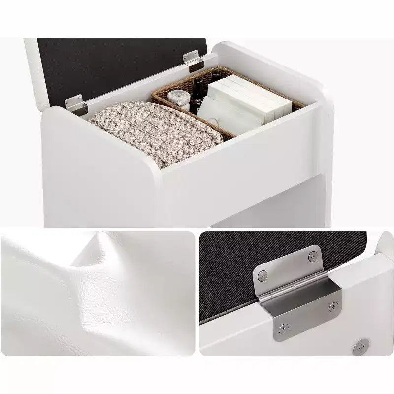 GustoWave Toeletta per trucco con specchio, tavolo da toeletta con 3 cassetti e 11 ripiani portaoggetti, set grande per trucco, comò da toeletta
