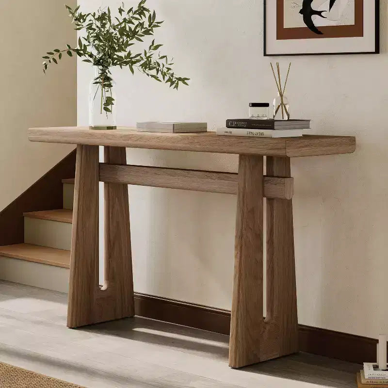Christopher Knight Home Escoffier Tavolo Consolle Moderno in Legno
