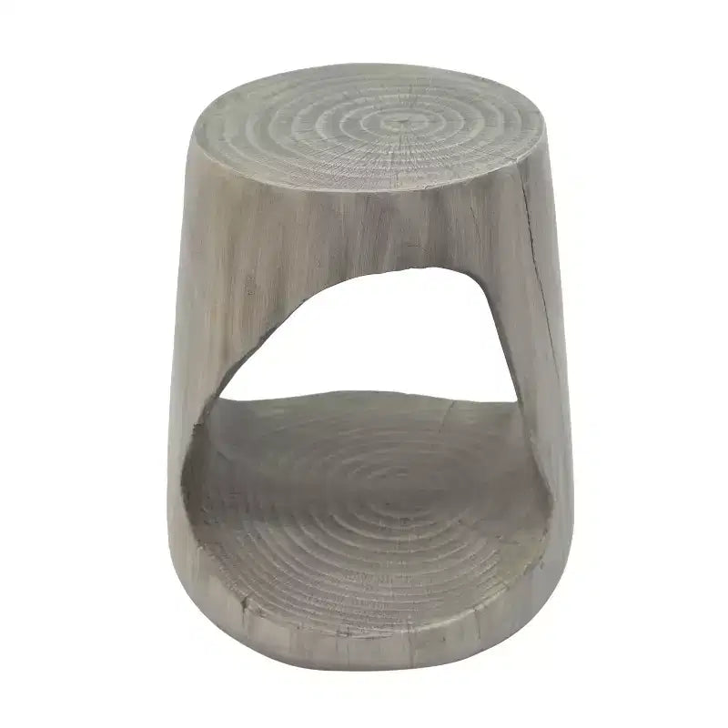 MAYEERTY Tavolo Consolle Vuoto con texture effetto legno di colore grigio per il soggiorno