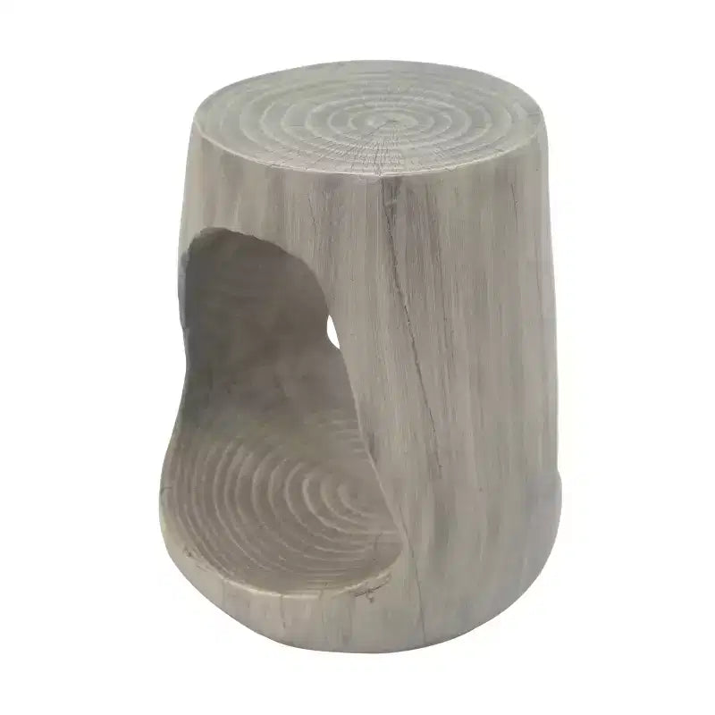 MAYEERTY Tavolo Consolle Vuoto con texture effetto legno di colore grigio per il soggiorno