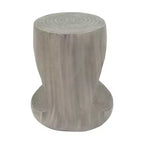 MAYEERTY Tavolo Consolle Vuoto con texture effetto legno di colore grigio per il soggiorno