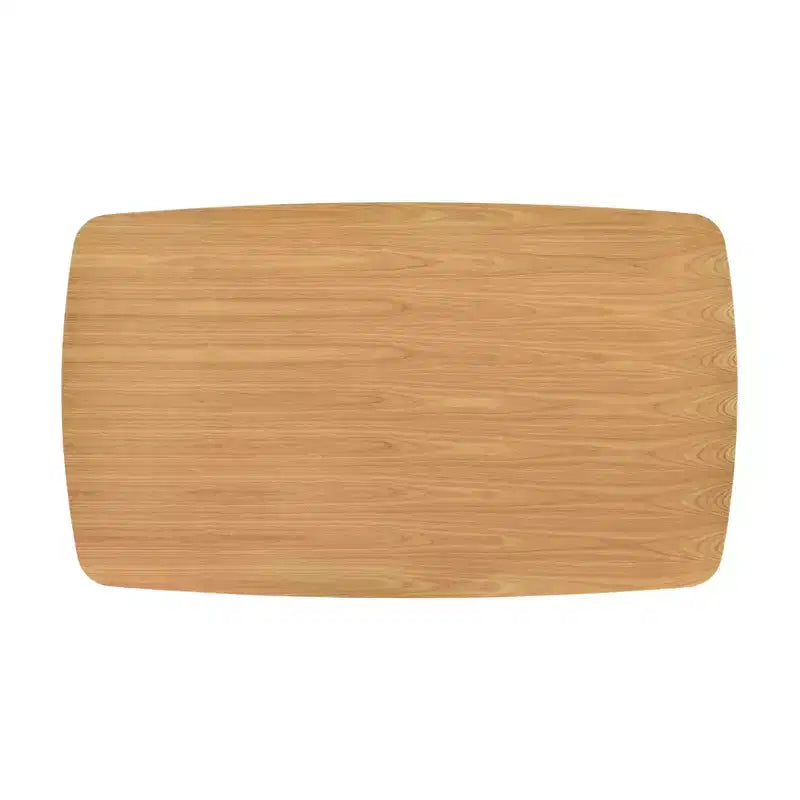 Okak Tavolo da Pranzo Rustico per 4-6 Persone, Tavolo da Pranzo Rettangolare in Legno di Acacia, Mobili da Cucina in Legno per Famiglie Numerose