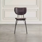 Jofran, sedia da pranzo imbottita in similpelle contemporanea moderna con schienale diviso (set da 2)