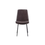 Jofran,Draper Mid-Century Modern Upholstered Faux Leather Dining Chair (Set of 4)