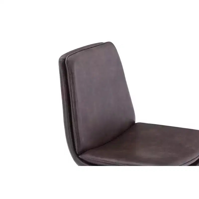 Jofran, Draper Sedia da pranzo Mid-Century Modern in ecopelle (Set da 4)