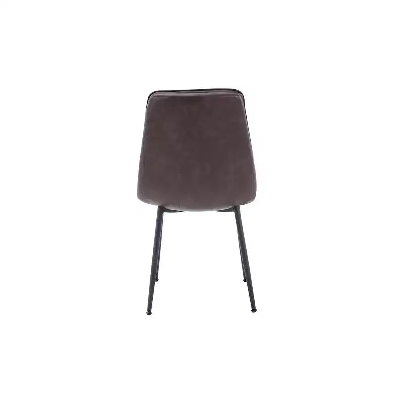 Jofran, Draper Sedia da pranzo Mid-Century Modern in ecopelle (Set da 4)