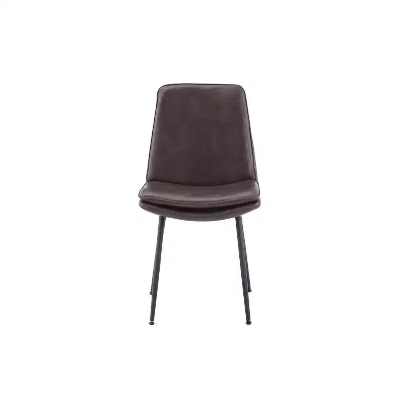 Jofran, Draper Sedia da pranzo Mid-Century Modern in ecopelle (Set da 4)