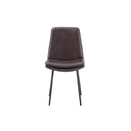 Jofran, Draper Sedia da pranzo Mid-Century Modern in ecopelle (Set da 4)