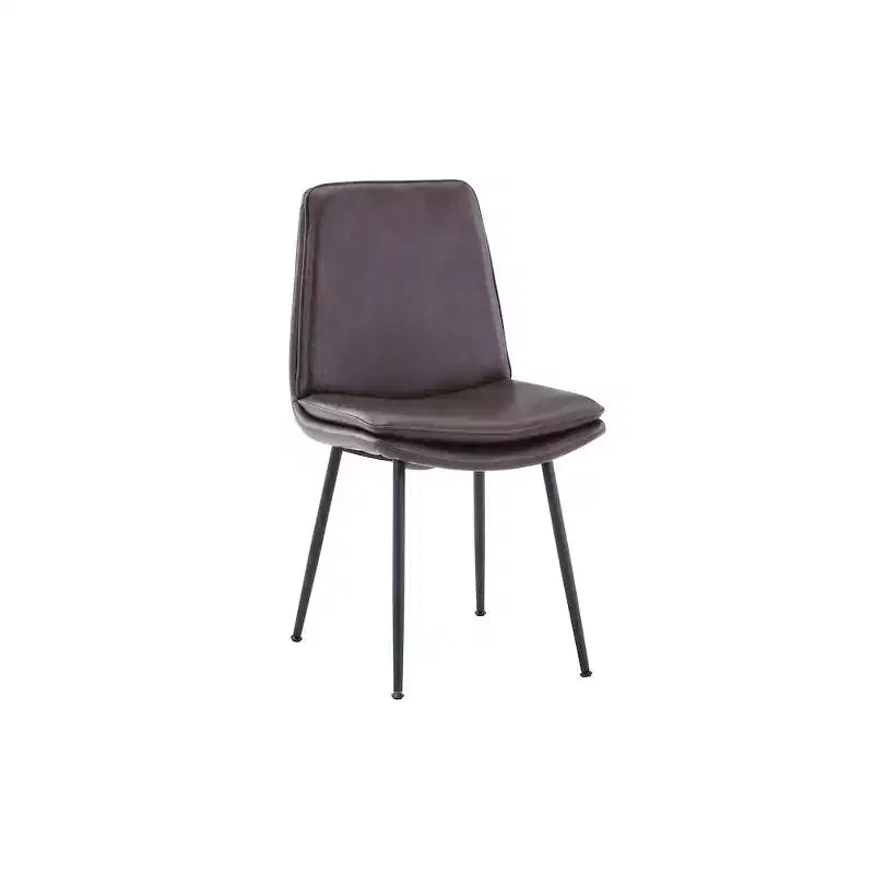 Jofran, Draper Sedia da pranzo Mid-Century Modern in ecopelle (Set da 4)