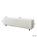 GDFStudio Mobile TV Lilia Moderno da 70,87'' con 2 Ripiani e 2 Cassetti
