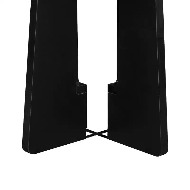 Set da pranzo rotondo da 5 pezzi per 4 persone, tavolo da pranzo moderno in marmo e 4 sedie imbottite con schienale alto