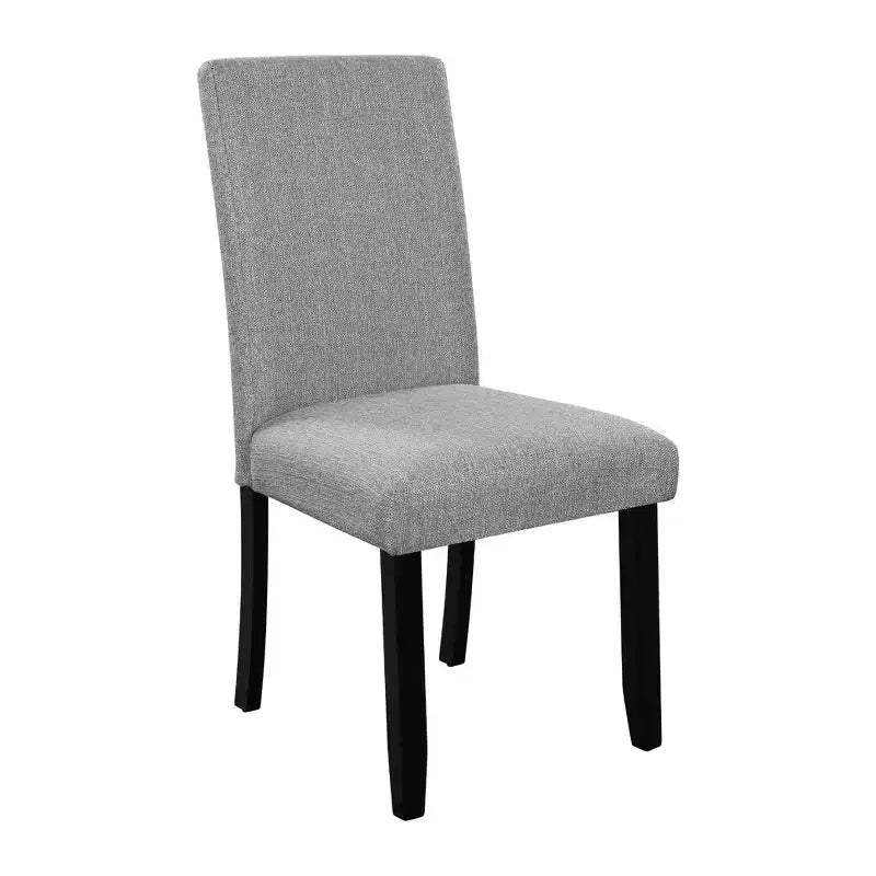 Set da pranzo rotondo da 5 pezzi per 4 persone, tavolo da pranzo moderno in marmo e 4 sedie imbottite con schienale alto