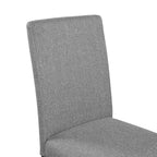 Set da pranzo rotondo da 5 pezzi per 4 persone, tavolo da pranzo moderno in marmo e 4 sedie imbottite con schienale alto