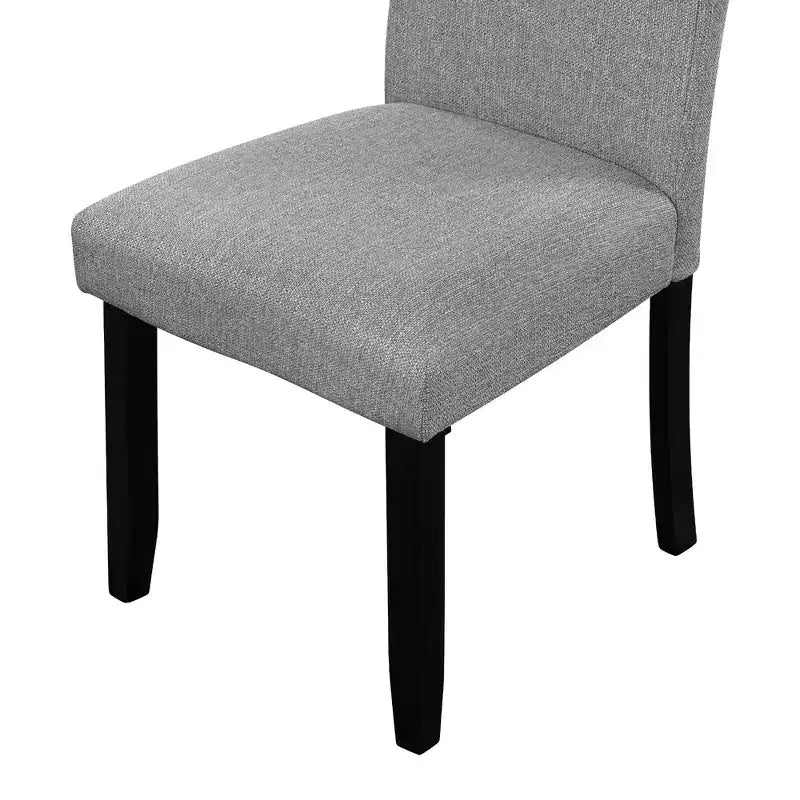 Set da pranzo rotondo da 5 pezzi per 4 persone, tavolo da pranzo moderno in marmo e 4 sedie imbottite con schienale alto